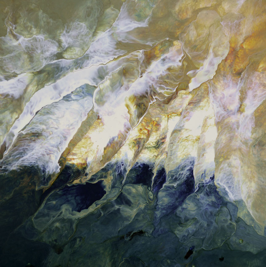 Original Art Abstract Seascape Painting Landscape Storm